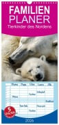 Cover-Bild zum Titel 'Familienplaner 2026 - Tierkinder des Nordens mit 5 Spalten (Wandkalender, 21 x 45 cm) CALVENDO' von 'Daniela Tapper'