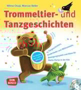 Cover-Bild zum Titel 'Trommeltier- und Tanzgeschichten' von 'Wilma Osuji, Marcus Seiler'