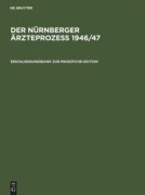 Cover-Bild zum Titel 'Erschließungsband zur Mikrofiche-Edition' von ''
