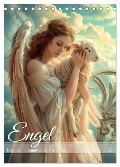 Engel - Eleganz mit himmlischen Attributen (Tischkalender 2025 DIN A5 hoch), CALVENDO Monatskalender - Anja Frost
