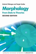 Cover-Bild zum Titel 'Morphology' von 'Antonio Fábregas, Sergio Scalise'