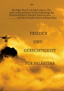 Cover-Bild zum Titel 'Als Papst Pius X. im Jahre 1904 n. Chr. keine echte Antwort auf die Judenfrage des Zionistenführers Theodor Herzl wusste......' von 'N. N'