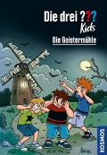 Cover-Bild zum Titel 'Die drei ??? Kids, 93, Die Geistermühle (drei Fragezeichen Kids)' von 'Boris Pfeiffer'