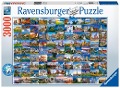 99 beautiful Places of Europe - Puzzle mit 3000 Teilen - 