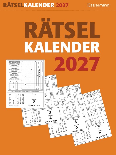 Rätselkalender 2027 - Eberhard Krüger