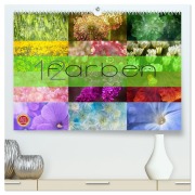 12 Farben (hochwertiger Premium Wandkalender 2026 DIN A2 quer), Kunstdruck in Hochglanz - Martina Cross
