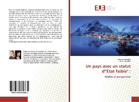 Un pays avec un statut d'"État faible" : - Maryna Zelinska, Anna Chechel