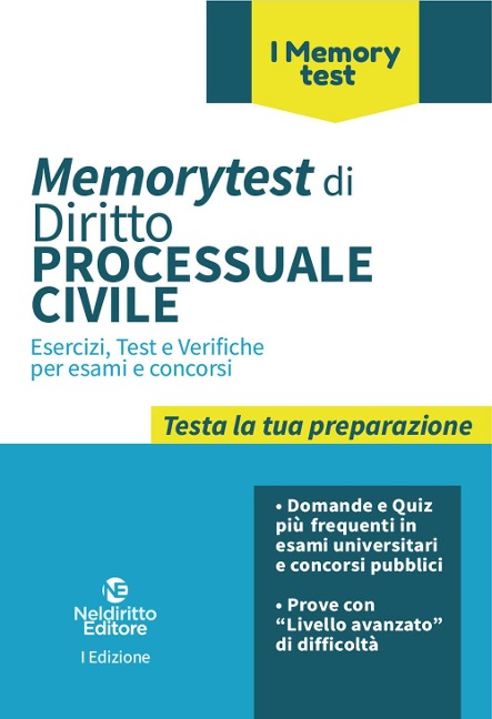Memorytest di diritto processuale civile - 