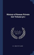 Cover-Bild zum Titel 'History of Roman Private law Volume pt.1' von 'E C Clark'