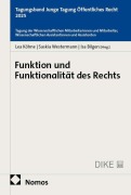Cover-Bild zum Titel 'Funktion und Funktionalität des Rechts' von ''