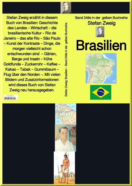 Stefan Zweig: Brasilien - Band 248 in der gelben Buchreihe - bei Jürgen Ruszkowski - Stefan Zweig
