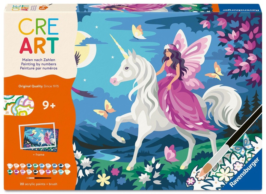 CreArt Kinder - Feenprinzessin mit Einhorn - 