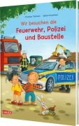 Cover-Bild zum Titel 'Max-Bilderbücher: Wir besuchen die Feuerwehr, Polizei und Baustelle' von 'Christian Tielmann'