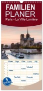Cover-Bild zum Titel 'Familienplaner 2027 - Paris - La Ville Lumière mit 5 Spalten (Wandkalender, 21 x 45 cm) CALVENDO' von 'Matteo Colombo'