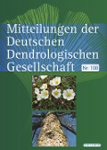Mitteilungen der Deutschen Dendrologischen Gesellschaft - 