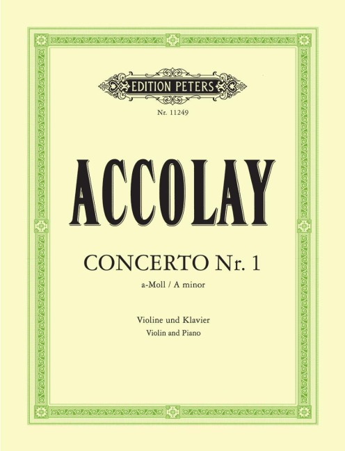 Concertino a-Moll - Jean Baptiste Accolay