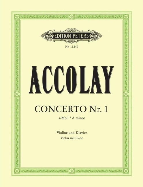 Concertino a-Moll - Jean Baptiste Accolay
