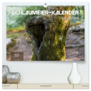 Cover-Bild zum Titel 'Schlaumeier-Kalender - Thema: Wald (hochwertiger Premium Wandkalender 2026 DIN A2 quer), Kunstdruck in Hochglanz' von 'René Wersand'