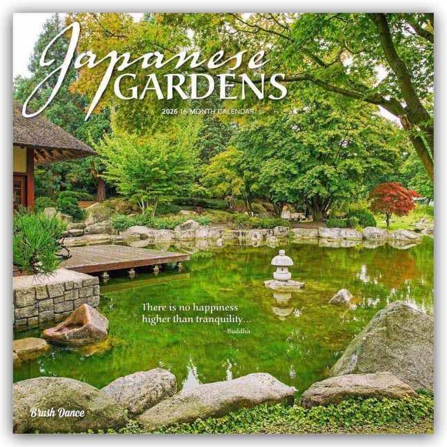 Japanese Gardens - Japanische Gärten 2026 - 16-Monatskalender - Browntrout Publishers