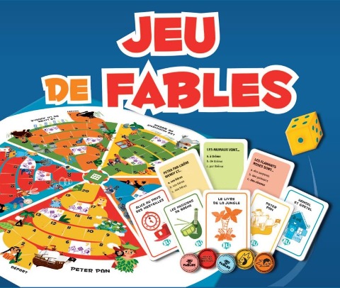 Jeu de fables. Gamebox mit 132 Karten, Spielplan + Download - 