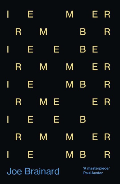 I Remember - Joe Brainard