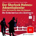 Cover-Bild zum Titel 'Die Geheimnisse des Zeichners (Der Sherlock Holmes-Adventkalender: Die Ankunft des Erlösers, Folge 10)' von 'Arthur Conan Doyle, William K. Stewart'