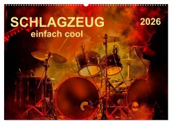 Cover-Bild zum Titel 'Schlagzeug - einfach cool (Wandkalender 2026 DIN A2 quer), CALVENDO Monatskalender' von 'Peter Roder'