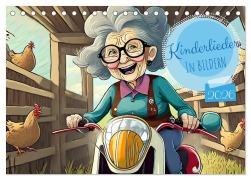Cover-Bild zum Titel 'Kinderlieder - In Bildern (Tischkalender 2026 DIN A5 quer), CALVENDO Monatskalender' von 'Sell Pixs:Sell'