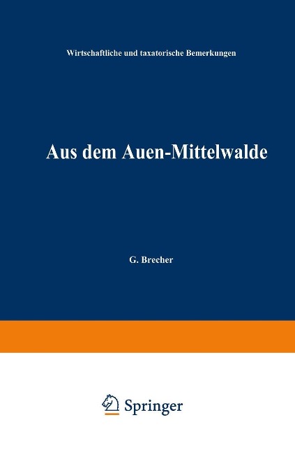 Aus dem Auen-Mittelwalde - G. Brecher