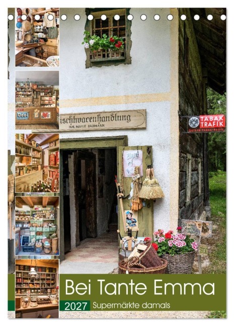 Bei Tante Emma, Supermärkte damals (Tischkalender 2027 DIN A5 hoch), CALVENDO Monatskalender - Bodo Schmidt