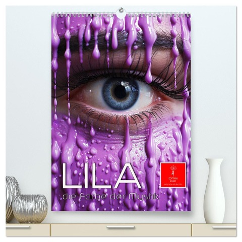 Lila, die Farbe der Mystik (hochwertiger Premium Wandkalender 2025 DIN A2 hoch), Kunstdruck in Hochglanz - Peter Roder