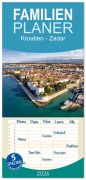 Cover-Bild zum Titel 'Familienplaner 2026 - Kroatien - Zadar mit 5 Spalten (Wandkalender, 21 x 45 cm) CALVENDO' von 'Peter Schickert'