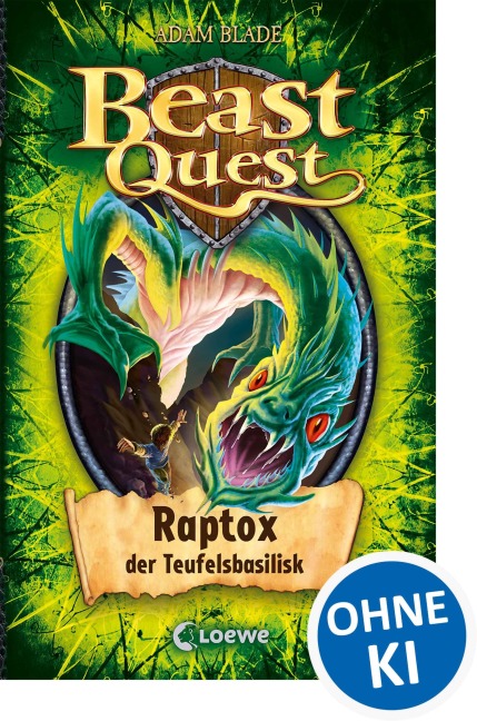 Beast Quest 39. Raptox, der Teufelsbasilisk - Adam Blade