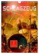 Cover-Bild zum Titel 'Schlagzeug live (Wandkalender 2026 DIN A4 hoch), CALVENDO Monatskalender' von 'Peter Roder'