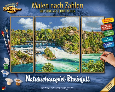 Malen nach Zahlen - Naturschauspiel Rheinfall - 