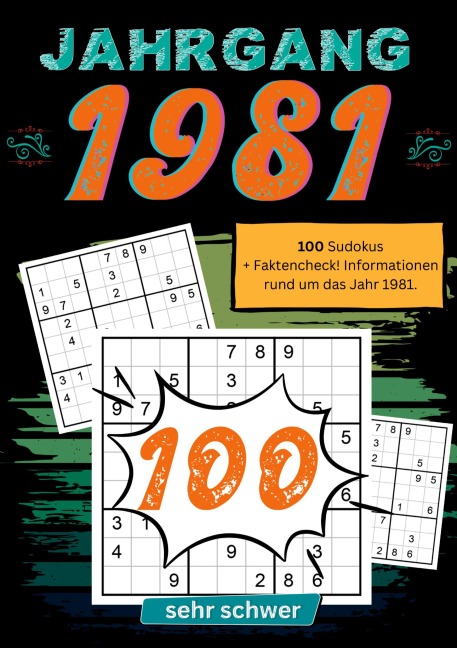 1981- Rätselspaß und Zeitreise - Sudoku Jahrbücher