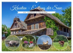 Cover-Bild zum Titel 'Kroatien - Entlang der Save (Wandkalender 2026 DIN A2 quer), CALVENDO Monatskalender' von 'Ursula Di Chito'