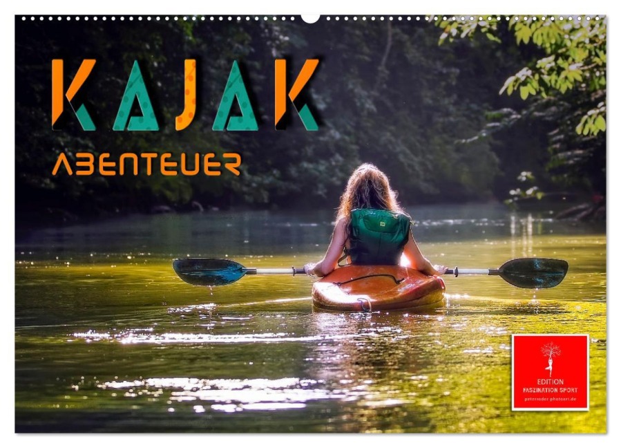 Kajak Abenteuer (Wandkalender 2026 DIN A2 quer), CALVENDO Monatskalender - Peter Roder