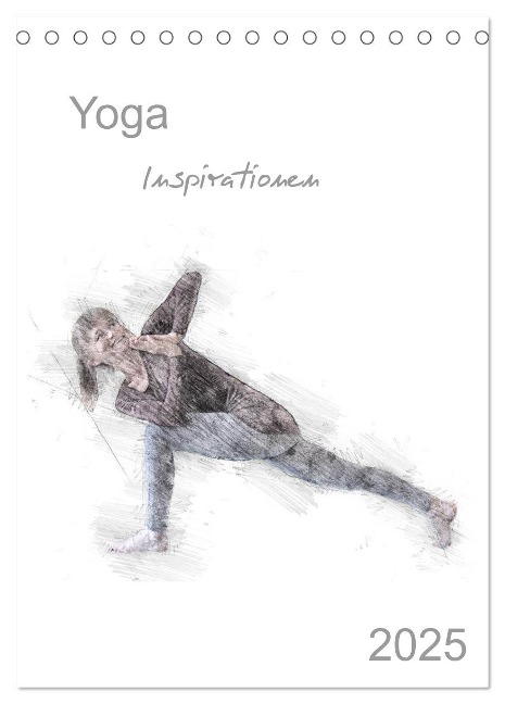Yoga Inspirationen - Familienplaner (Tischkalender 2025 DIN A5 hoch), CALVENDO Monatskalender - Isabella Thiel