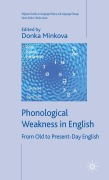 Phonological Weakness in English - 