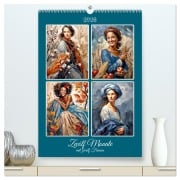 Cover-Bild zum Titel 'Zwölf Monate mit zwölf Frauen (hochwertiger Premium Wandkalender 2026 DIN A2 hoch), Kunstdruck in Hochglanz' von 'Werner Braun'