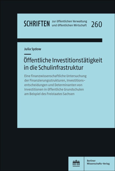 Öffentliche Investitionstätigkeit in die Schulinfrastruktur - Julia Sydow