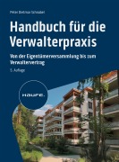 Cover-Bild zum Titel 'Handbuch für die Verwalterpraxis' von 'Peter-Dietmar Schnabel'