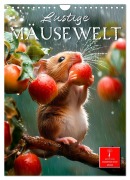 Lustige Mäusewelt (Wandkalender 2026 DIN A4 hoch), CALVENDO Monatskalender - Peter Roder