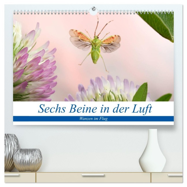Sechs Beine in der Luft - Wanzen im Flug (hochwertiger Premium Wandkalender 2026 DIN A2 quer), Kunstdruck in Hochglanz - André Skonieczny