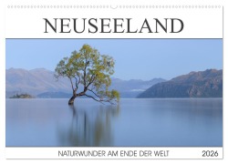 Cover-Bild zum Titel 'Neuseeland - Naturwunder am Ende der Welt (Wandkalender 2026 DIN A2 quer), CALVENDO Monatskalender' von 'Christian Heeb'