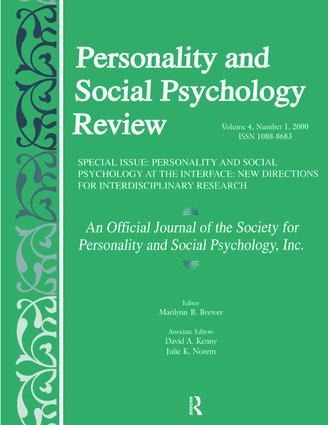 Personality and Social Psychology at the Interface - 