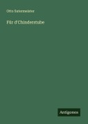 Cover-Bild zum Titel 'Für d'Chinderstube' von 'Otto Sutermeister'