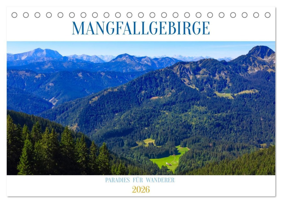 Mangfallgebirge (Tischkalender 2026 DIN A5 quer), CALVENDO Monatskalender - Thomas Jäger