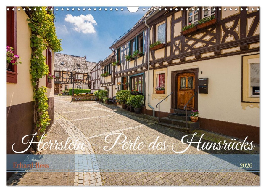 Herrstein - Perle des Hunsrücks (Wandkalender 2026 DIN A3 quer), CALVENDO Monatskalender - Erhard Hess